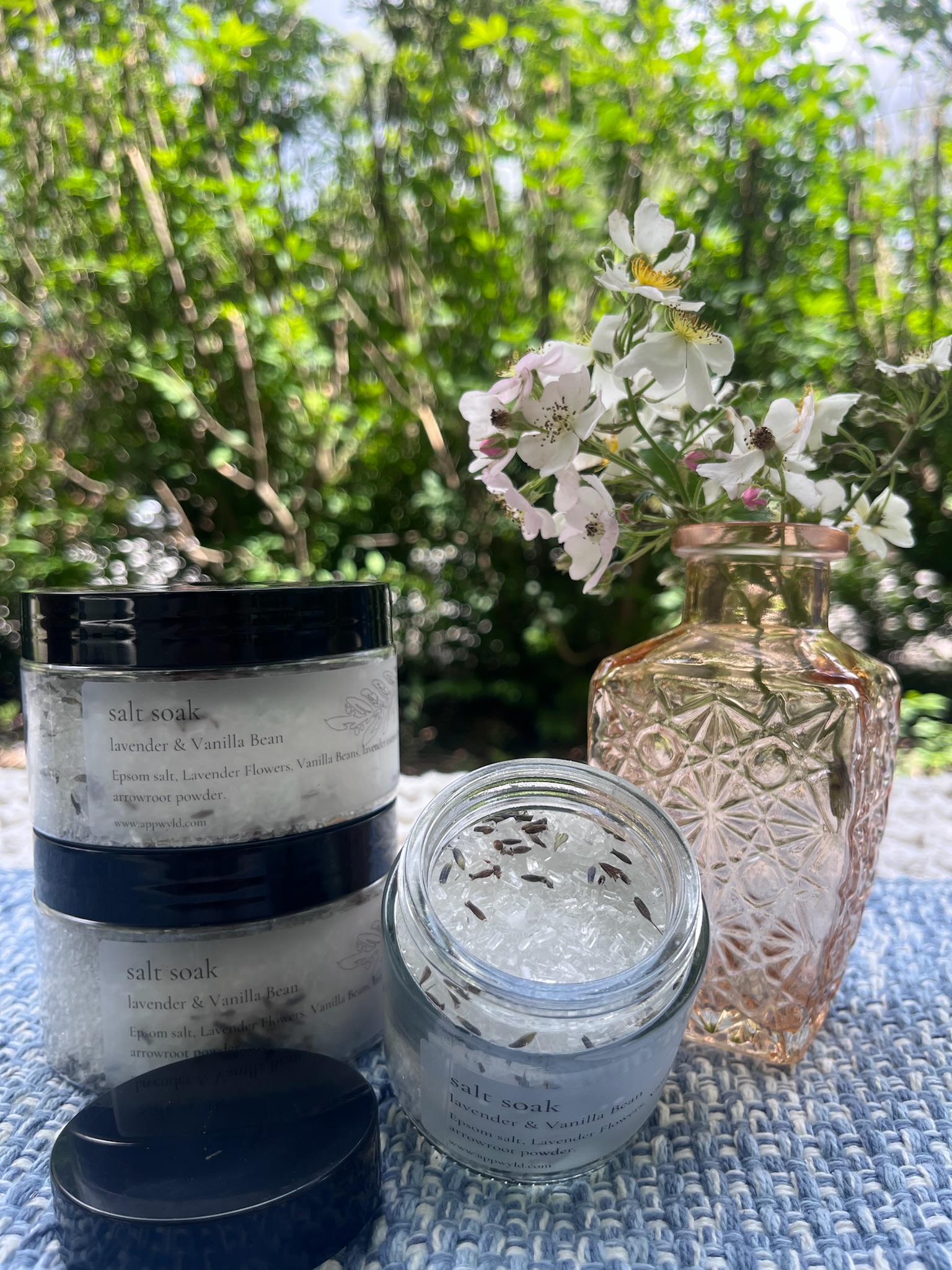 Lavender Vanilla Bean Salt Soak